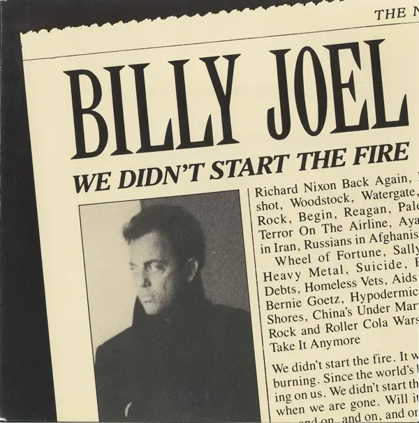 Billy Joel - We Didn't Start The Fire